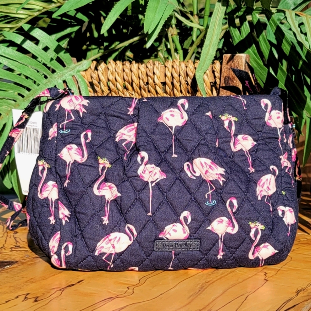 Vera Bradley Mini Flamingo Fiesta Alex Crossbody
